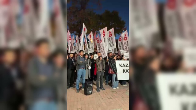 Soma'da 5, Zonguldak'ta 1 işçinin ölümü sonrası Devrim Partisi Ankara'da eylem yaptı