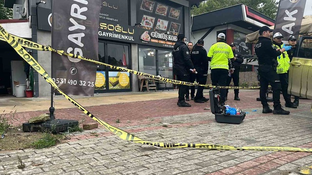 Emlak ofisinde silahlı kavga: 1 ölü, 1 yaralı