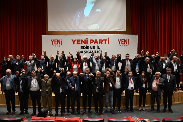 Yeni Parti Edirne İl Başkanı Balkanlı, 414 geçerli oyun 410'unu alarak seçildi