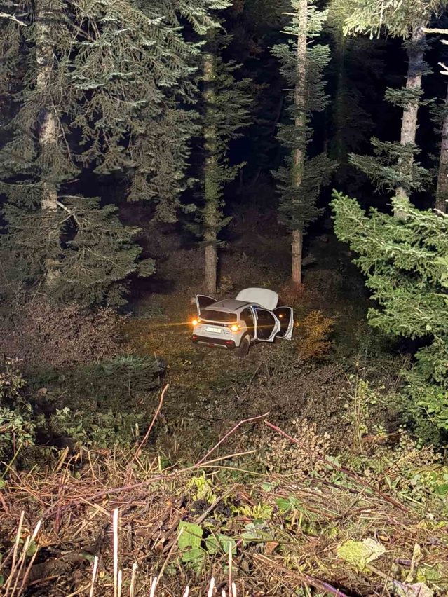 Bolu'da otomobilin uçuruma yuvarlandığı kazada 4 kişi yaralandı