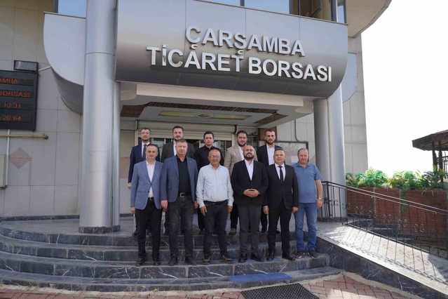 Çarşamba İlçe Tarım ve Orman Müdür Vekili, Ticaret Borsasıyla iş birliğini görüştü