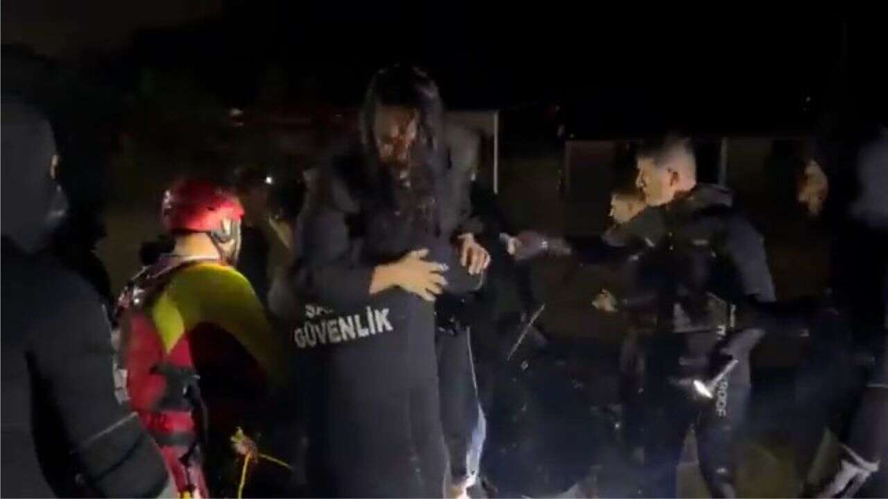 Mahsur kalan Demet Özdemir kurtarıldı