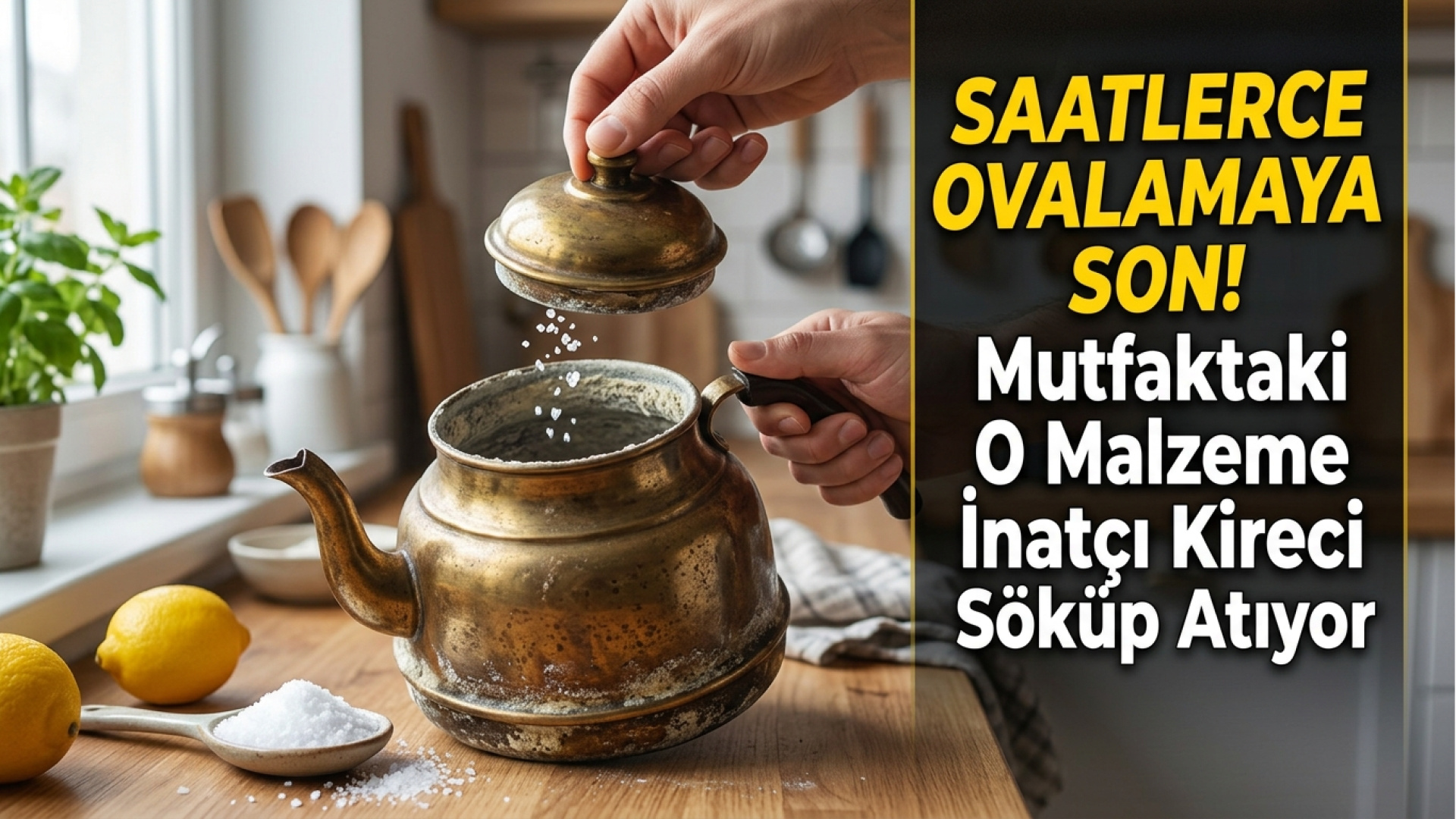 İnatçı kireci tek hamlede söküp atıyor