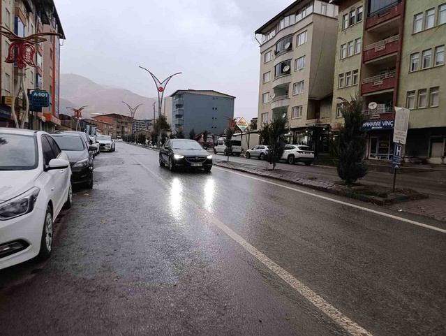 Hakkari'de sağanak ve sis etkili, Hakkari-Van ve Çukurca yollarında kaya riski var