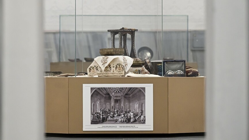 İstanbul'da 500 yıllık hamamda Türk hamam kültürünün izleri sergileniyor