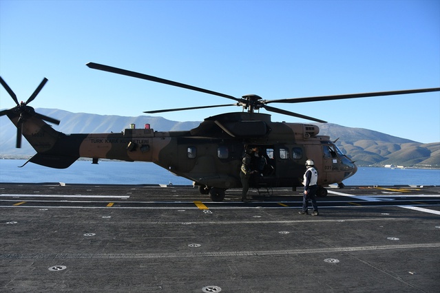 TCG Anadolu, Arnavutluk'ta Neptune Strike tatbikatının son aşamasına katıldı