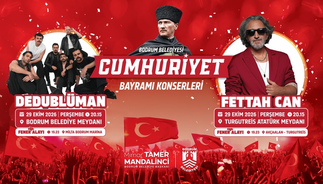 Bodrum'da Cumhuriyet'in 103. yılı fener alayı ve konserlerle kutlanacak