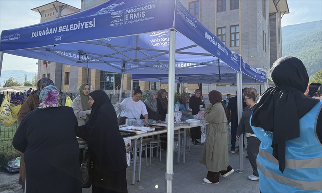 Sinop Durağan'da Gazze yararına kermes düzenlendi, gelir ihtiyaç sahiplerine ulaşacak