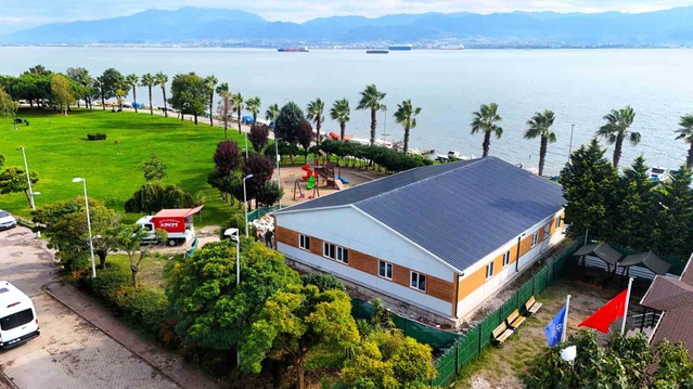 İzmit'te emekli polisler için yapılan lokalde çalışmaların yüzde 95'i tamamlandı