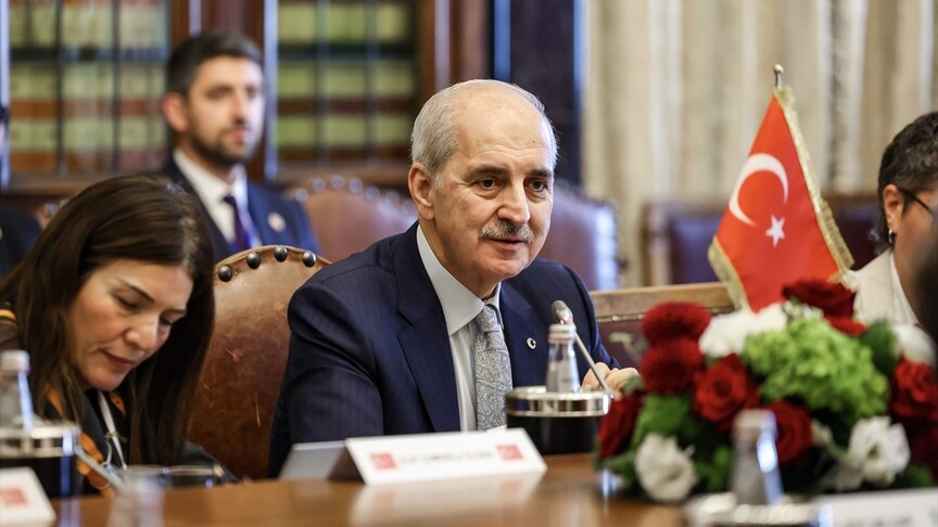 TBMM Başkanı Kurtulmuş, İtalya Parlamentosunun üst kanadı Senatonun Başkanı La Russa ile bir araya geldi