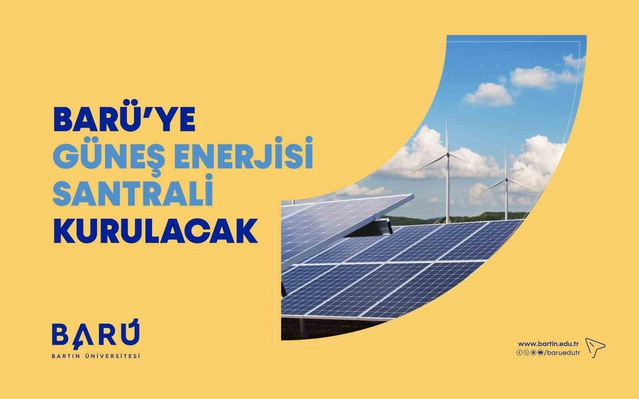 Bartın Üniversitesi Kutlubey yerleşkesine 700 kWe güneş enerjisi santrali kurulacak