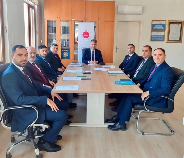 Amasya'da ilçe müftüleri İbrahim Yavuz başkanlığında Göynücek'te toplandı