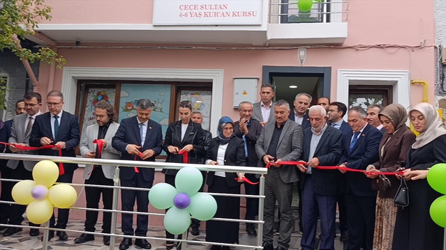 Sinop Gerze'de Çeçe Sultan 4-6 Yaş Kur'an Kursu binası törenle açıldı