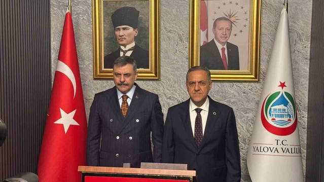 İçişleri Bakanı Çiftçi, Yalova Valiliği ziyareti sonrası Emniyet'teki törene geçecek