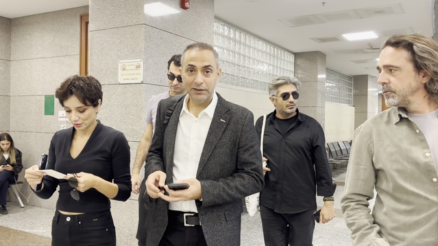 Murat Ağırel, dezenformasyon suçlamasıyla İstanbul Adalet Sarayı'na geldi