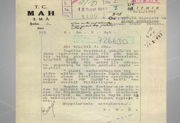 MİT'ten 83 yıl sonra yayınlanan belge: Alman konsolosu telaşlandıran görüşme