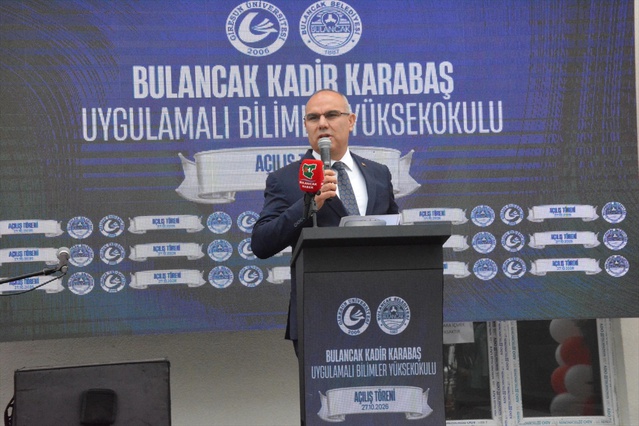 Giresun Bulancak'ta Kadir Karabaş Yüksekokulunun yeni hizmet binası açıldı