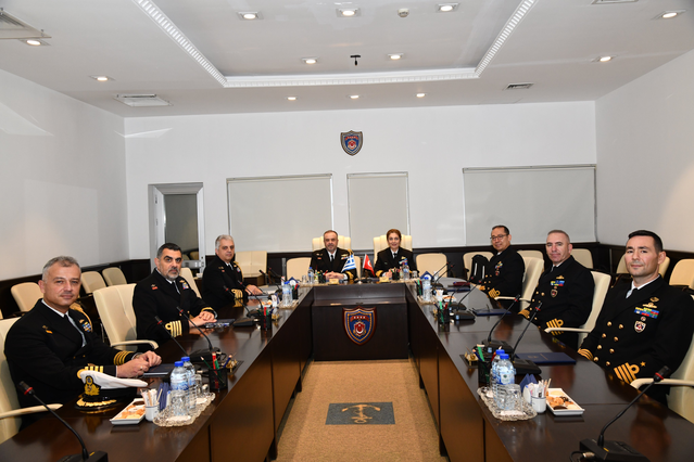 MSB, Yunan deniz heyetinin Koramiral Aydın'ı ziyaret ettiğini bildirdi