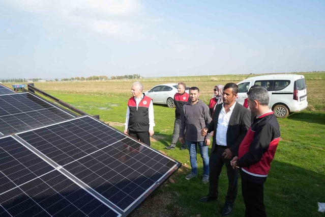 Muş Kızılağaç'ta güneş enerjili sulama projesine 420 bin TL hibe verildi