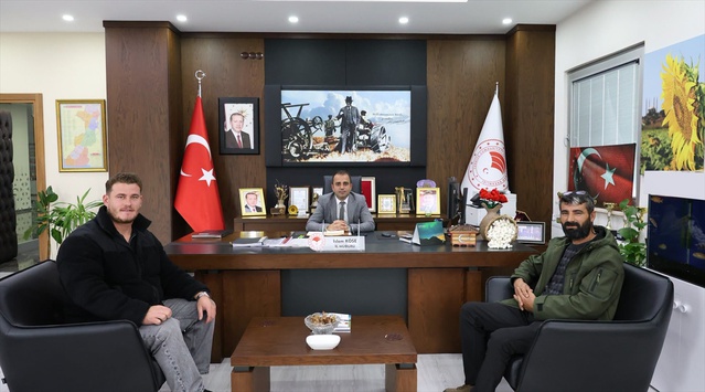 Keşanlı genç üreticiler Edirne İl Tarım Müdürlüğünde hayvancılık desteklerini görüştü