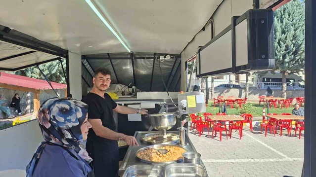 Hisarcık'ta lokma hayrı ikinci kez yapıldı, 3 bin kişiye ikram edildi