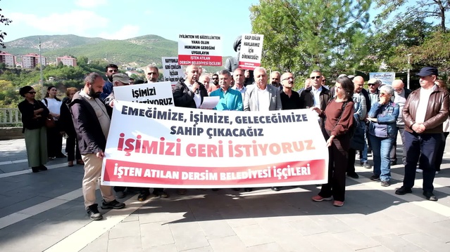 Tunceli'de işe iade kararına rağmen işçiler işbaşı yaptırılmadı