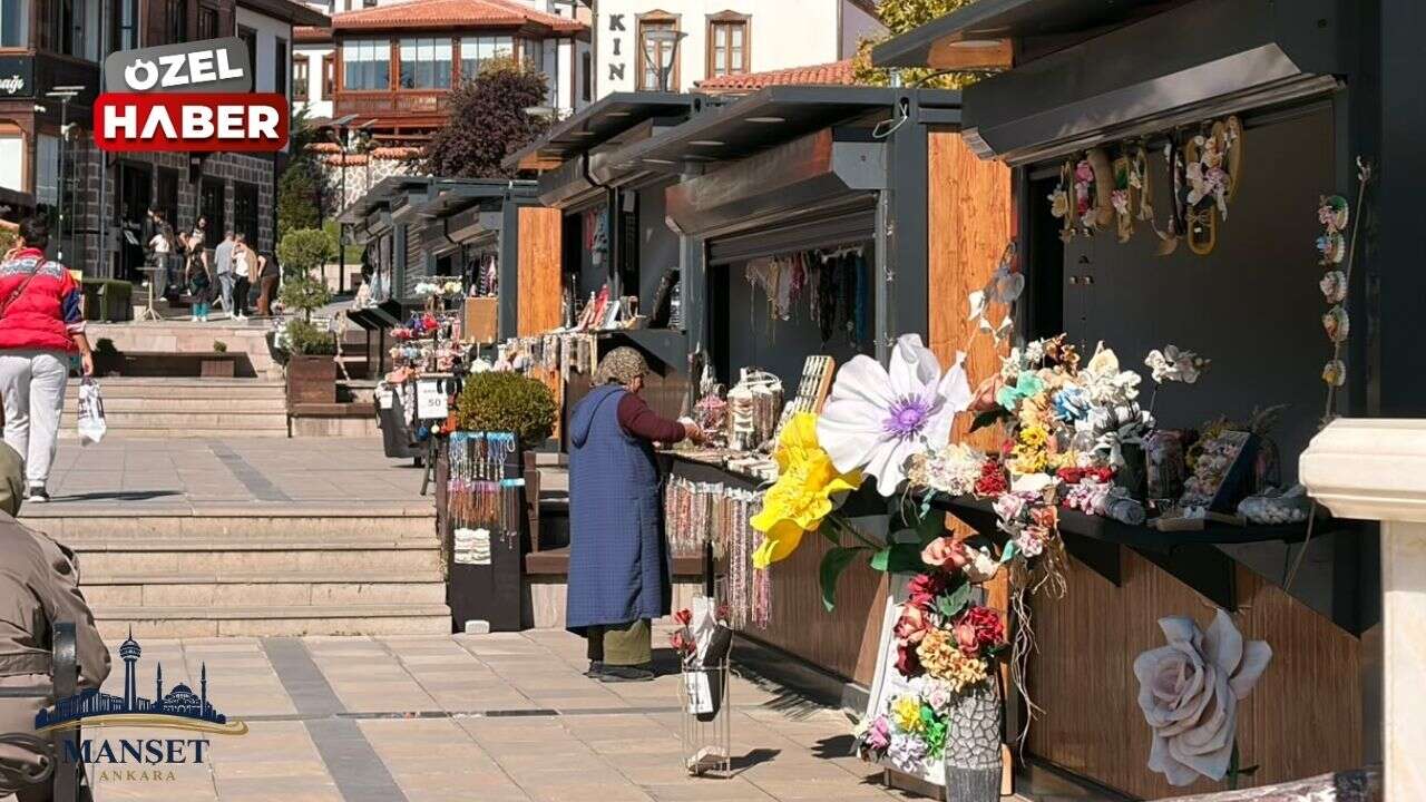 Altındağlı kadınların el emeği ürünleri Hamamarkası’na taşındı