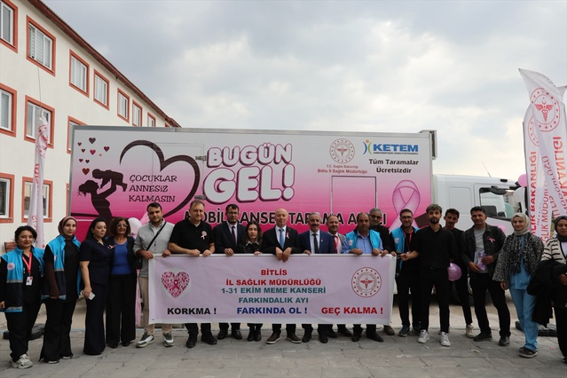 Bitlis'te meme kanseri farkındalık programında erken teşhisin önemine dikkat çekildi