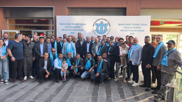 İMEAK DTO Antalya Şubesi'nde Ahmet Çetin 287 oyla üçüncü kez başkan seçildi