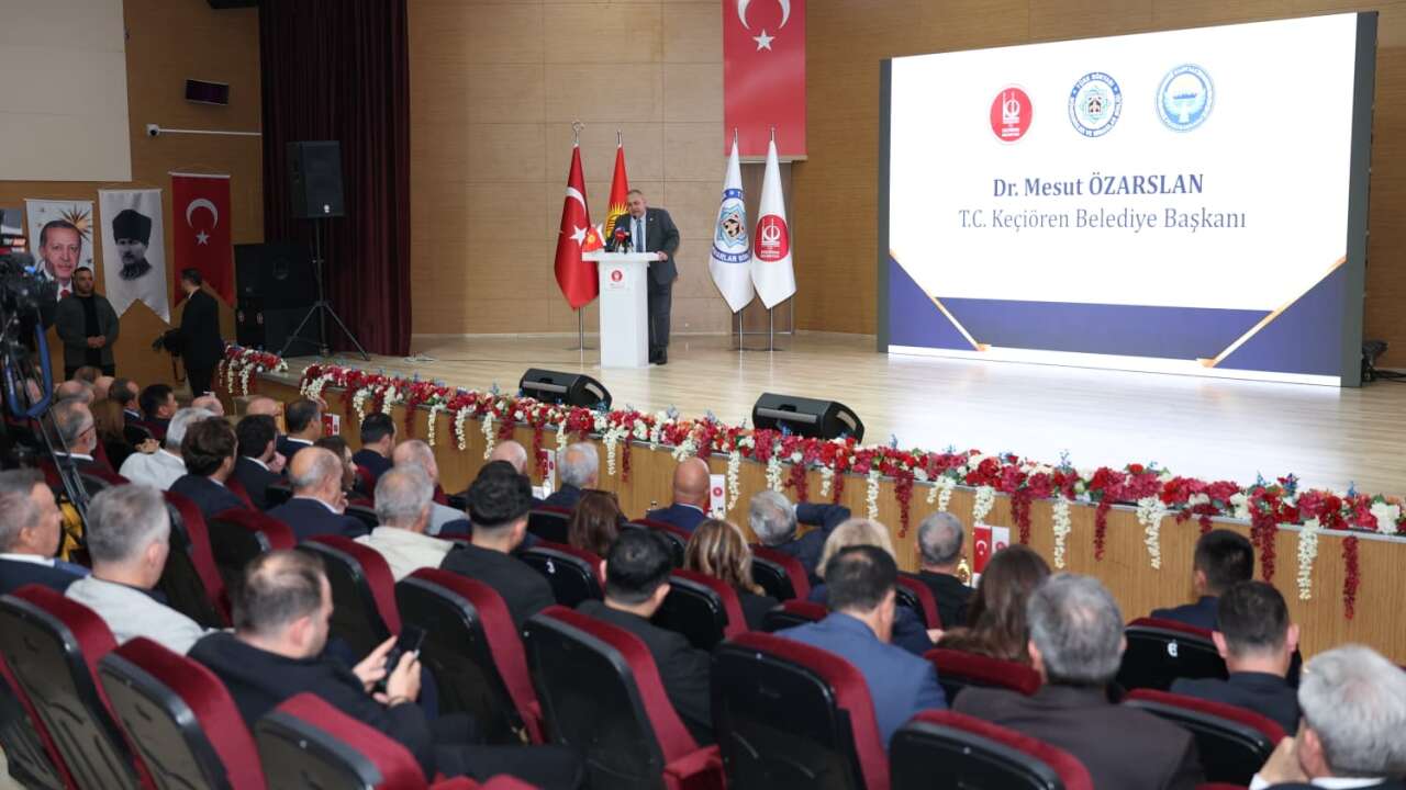 Keçiören’de Türkiye-Kırgızistan dostluk ve iş birliği konferansı düzenlendi