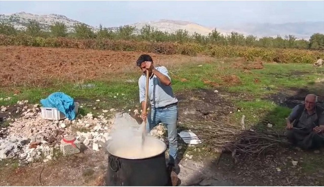 Diyarbakır Çermik'te bağ bozumu başladı, üreticiler geleneksel pestil yapımına geçti