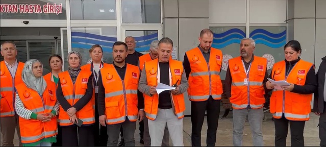 Adıyaman Gölbaşı Devlet Hastanesi'nde Mor Kod tatbikatı toplu zehirlenmeyle yapıldı