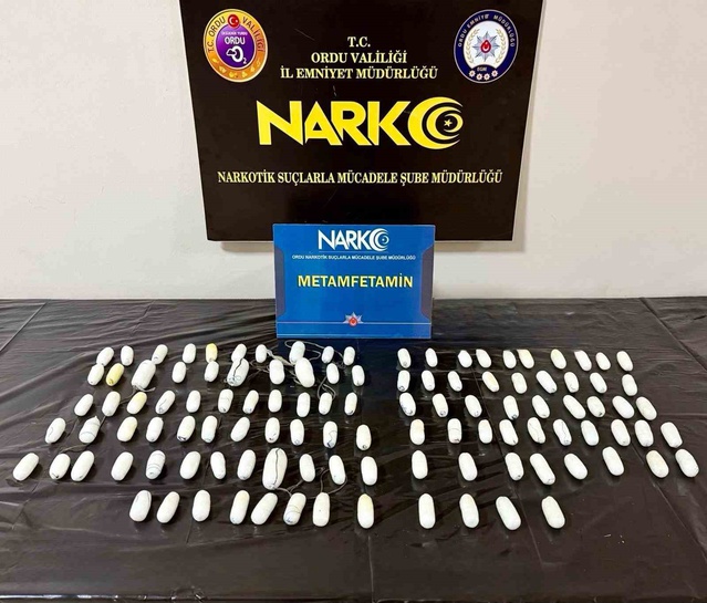 Ordu'da 1 kilo 894 gram metamfetamin ele geçirildi, 6 şüpheli tutuklandı