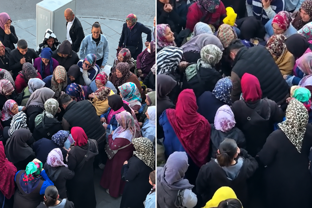 Niğde’de bedava terlik izdihamı! Vatandaşlar birbirleriyle yarıştı