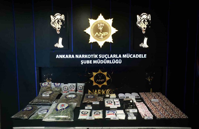 Ankara Emniyeti uyuşturucu operasyonunda 95 şüpheliyi gözaltına aldı, 32'si tutuklandı