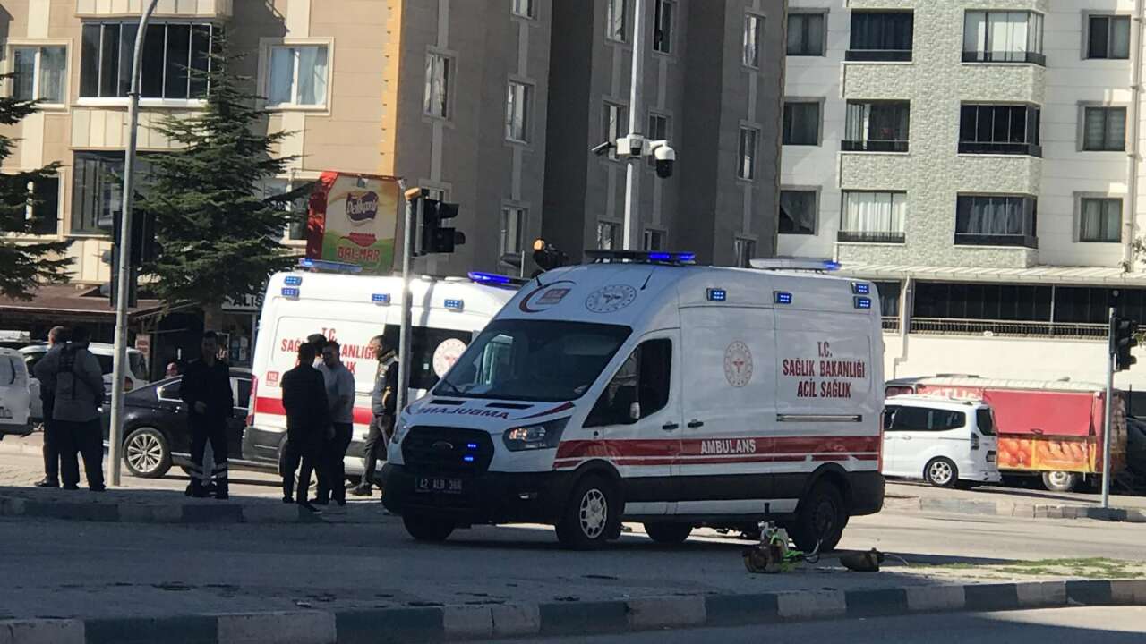 SUV araç ile motosiklet çarpıştı