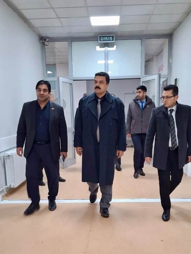 Ağrı İl Sağlık Müdürlüğü heyeti, Karaköse Ek Hizmet Binası'ndaki çalışmaları inceledi
