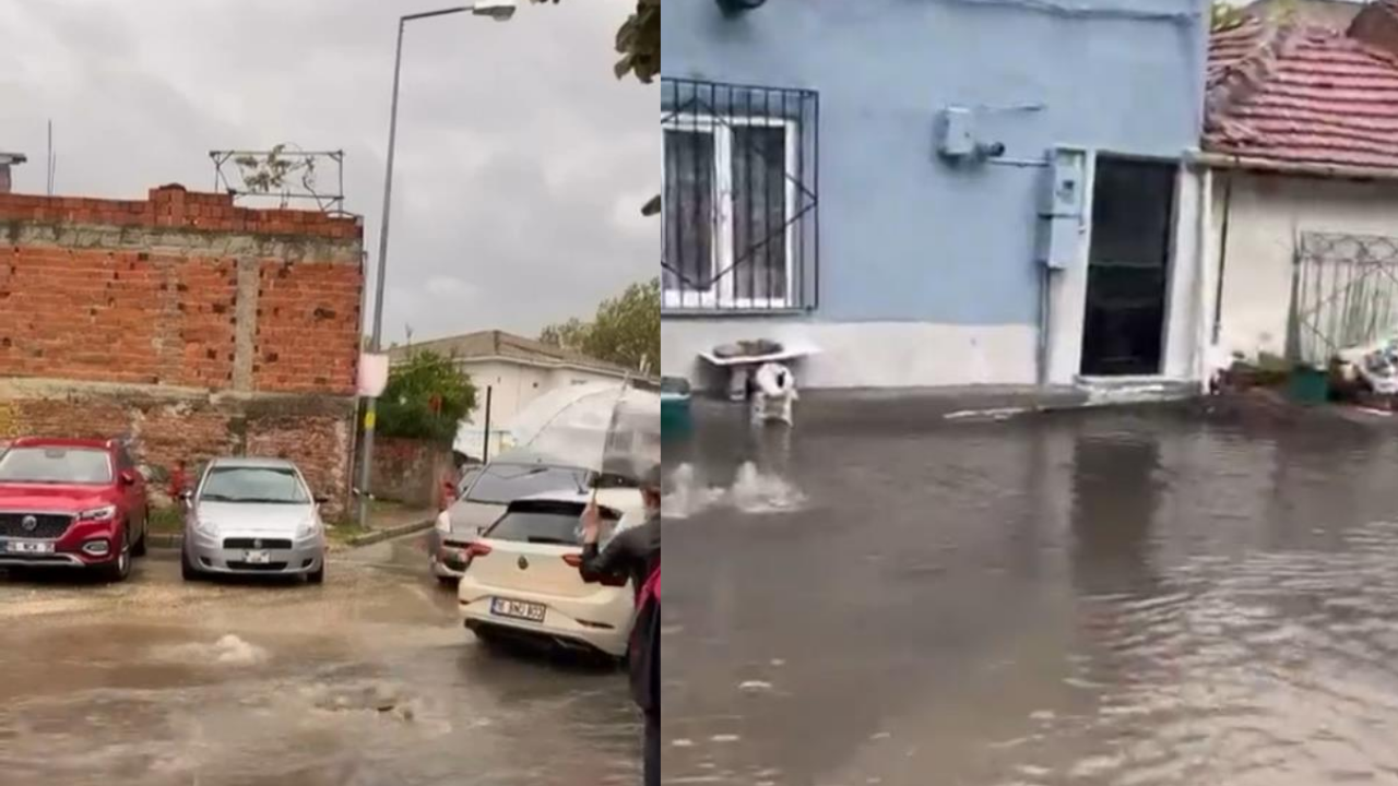 Bursa'da cadde ve sokaklar göle döndü