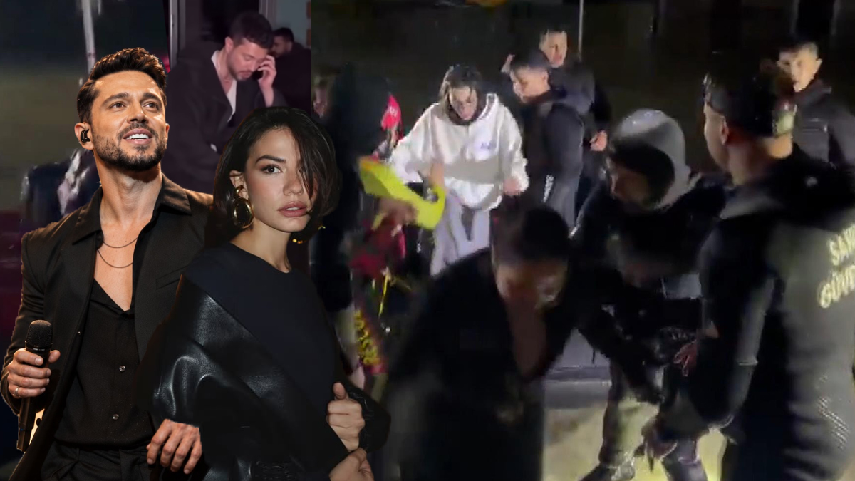 Sağanak nedeniyle mahsur kaldılar. Murat Boz ve Demet Özdemir botla kurtarıldı