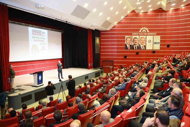 Gebze Belediyesi Gazze için Sumud'dan Umuda programında sergi ve konferans düzenledi