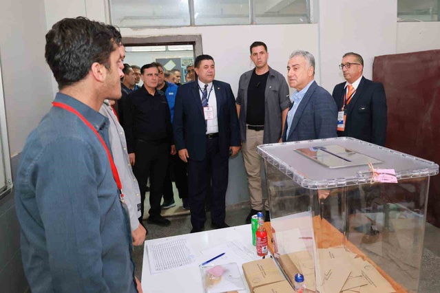 MTSO seçimleri Toroslar'da sorunsuz tamamlandı, Emniyet Müdürü Aktaş inceleme yaptı