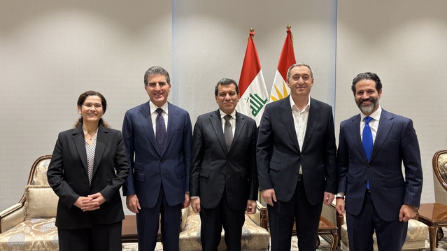 Neçirvan Barzani ve Bafil Talabani, Bakırhan ile Erbil'deki MERI Forumu'nda görüştü