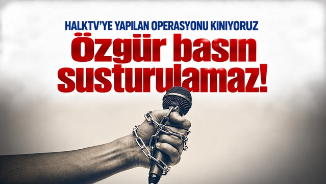 Birleşik Kamu-İş, Halk TV'ye kayyım atanmasını antidemokratik uygulama diyerek kınadı