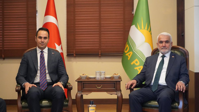 HÜDA PAR Genel Başkanı Yapıcıoğlu, Doğru Yol Partisi Başkanı Küpeli'yi ağırladı
