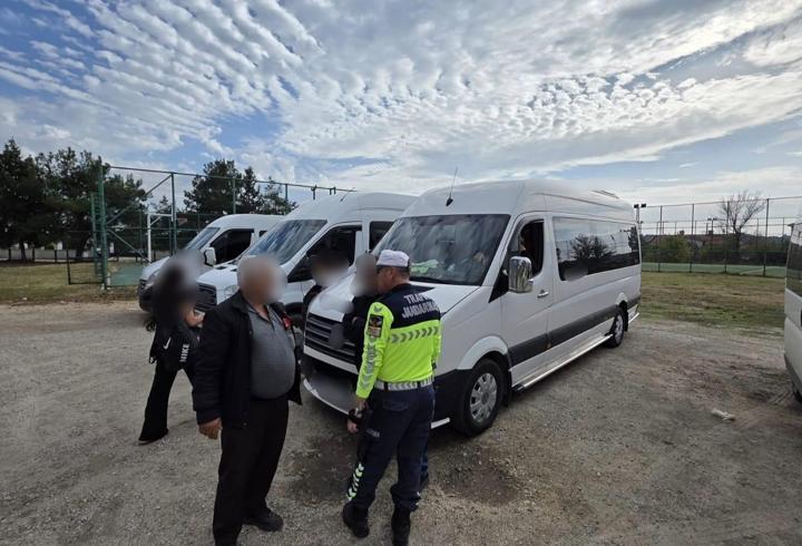 3 öğrenci servisi sürücüsüne 34 bin 415 lira ceza