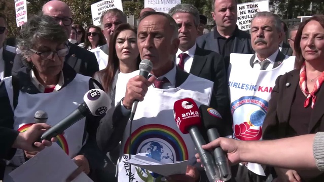 Emekliler Ankara'da TBMM'ye taleplerini iletti, 2027 bütçesi öncesi seçim istedi