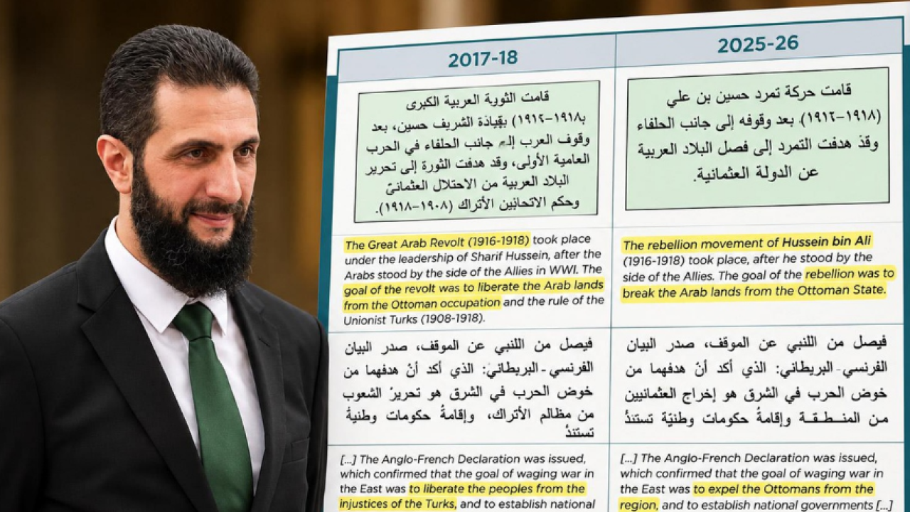 Suriye’nin yeni müfredatında Osmanlı dönemi değişikliği: “İşgal” ifadesi kaldırıldı