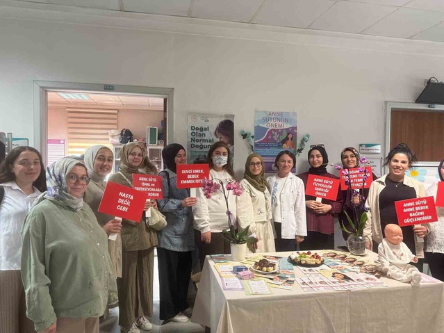 Düzce İl Sağlık Müdürlüğü, anne adaylarına normal doğum ve emzirmeyi anlattı