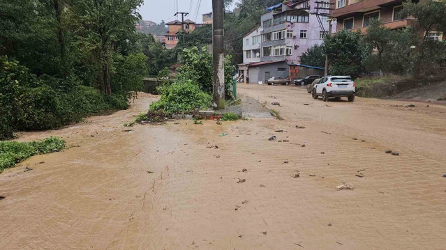 Zonguldak'ta turuncu kodlu uyarının ardından etkili olan yağış heyelanlara yol açtı