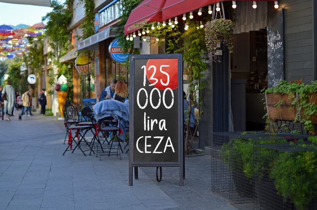 Ticaret Bakanlığı Ortaköy'de fiyat listesi olmayan mekana 135 bin 82 lira ceza kesti